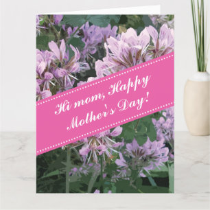 Happy Mother's Day oversized floral greeting card