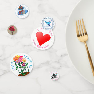 Happy Mothers Day party celebration Confetti