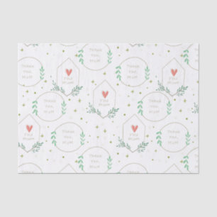Happy Mothers Day Pattern Gifts And Presents Tissue Paper
