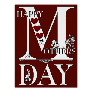 Happy Mothers Day Perfect Poster