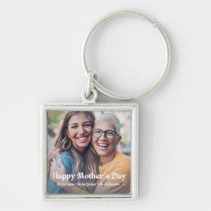 happy mother's day personalised photo  key ring