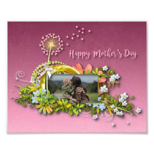 Happy Mother's Day Photo Print (Front)