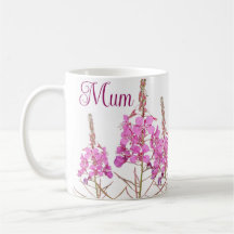 Happy Mother's Day pink floral boho mug for mom