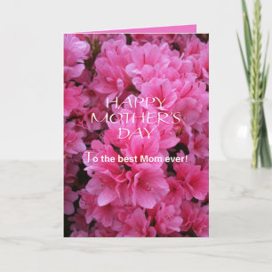 Happy Mother's Day ❤️  PinK Flowers Card