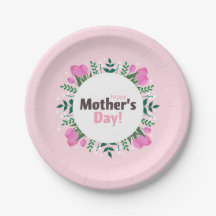 Happy Mother's Day  Pink Tulips