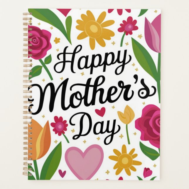 Happy Mothers Day Planner (Front)