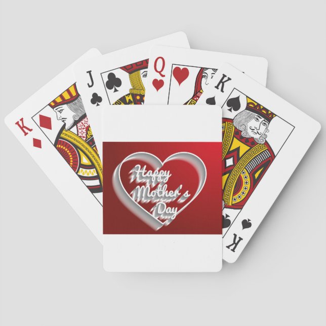 happy Mother's day Playing Cards (Back)