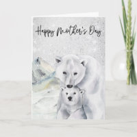 Happy Mother's Day Polar Bear Mama 