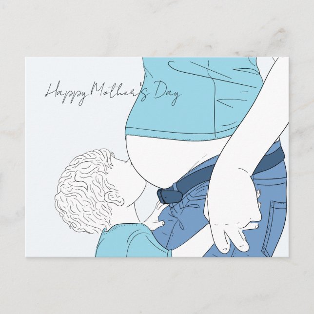 Happy Mother's Day Postcard (Front)