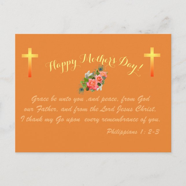 Happy Mother's Day Postcard (Front)