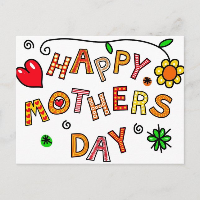 happy mother's day postcard (Front)