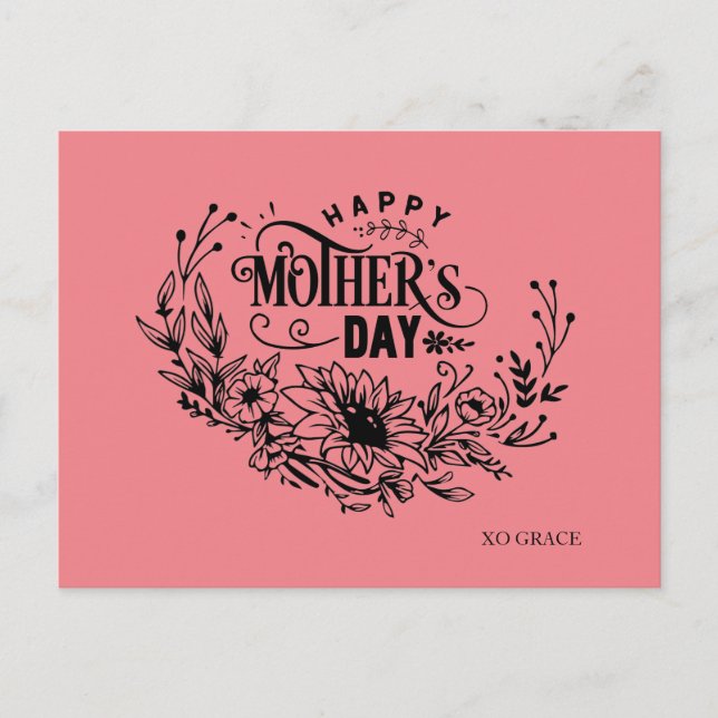 Happy Mother's Day  Postcard (Front)