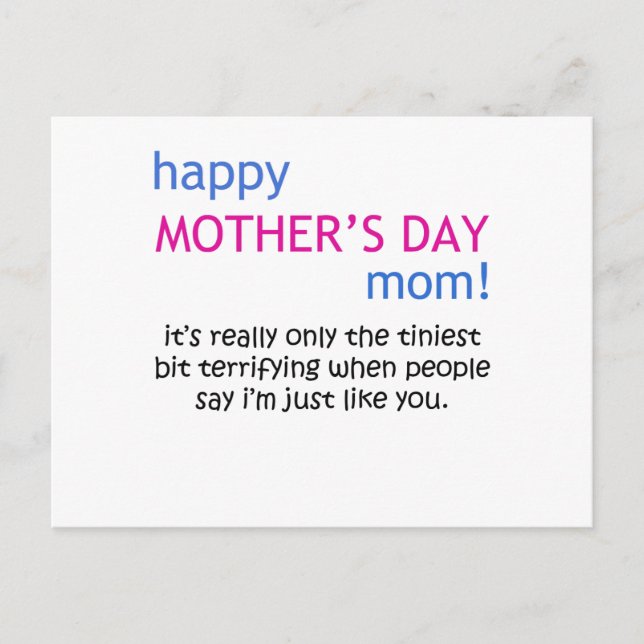 happy mother's day postcard (Front)
