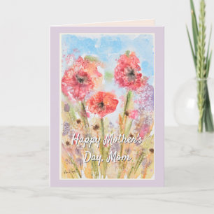 Happy Mother's Day Pretty Flowers Card