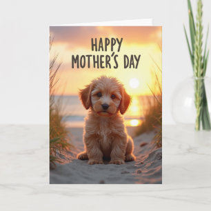 Happy Mothers Day Puppy Card