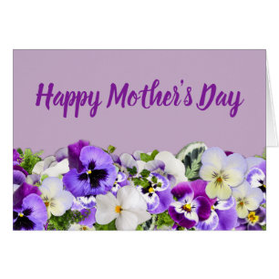 Happy Mother's Day Purple Floral