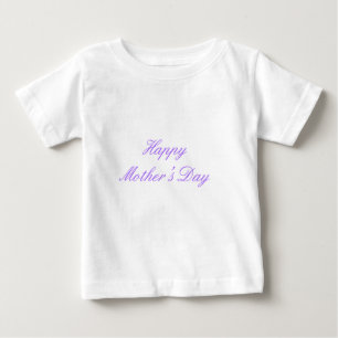 Happy Mother's Day Purple The MUSEUM Zazzle Gifts Baby T-Shirt