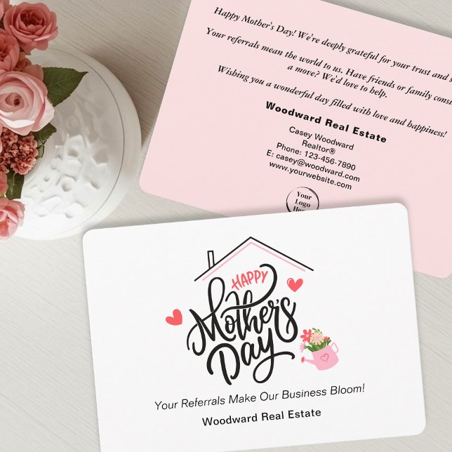 Happy Mother's Day | Realtor Business Bloom Sweet  Holiday Card (Creator Uploaded)