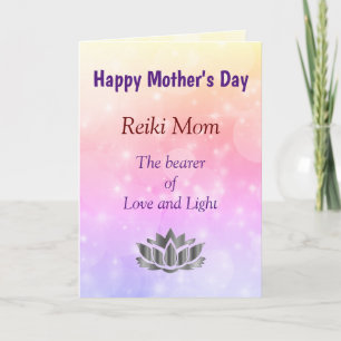Happy Mother's Day Reiki Mum design Card