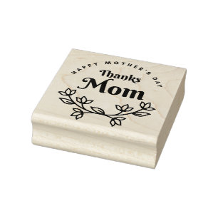 Happy Mothers Day Rubber Stamp