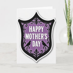Happy Mothers Day Shield Card