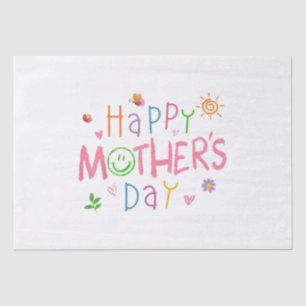 Happy Mothers Day Shirt For Toddler Baby Kids Sayi Tissue Paper
