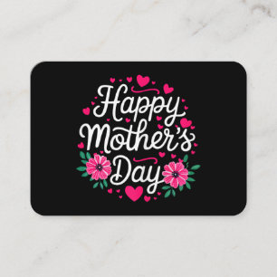 Happy Mother's Day Shirt Women Mum Grandma Mothers Business Card