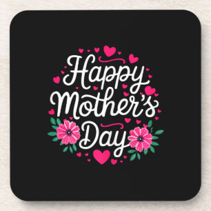 Happy Mother's Day Shirt Women Mum Grandma Mothers Coaster