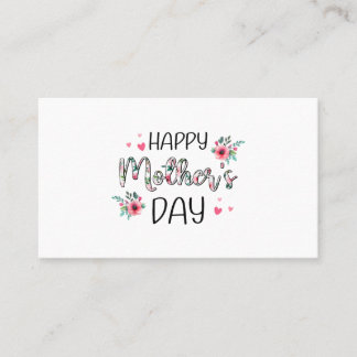 Happy Mothers Day Shirts for Women, Mum  Business Card