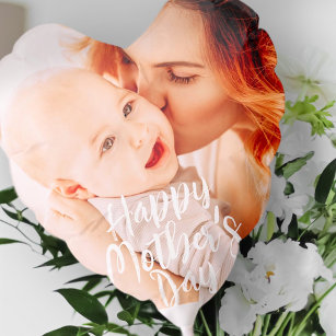 Happy Mother's Day Simple Modern Custom Photo Balloon