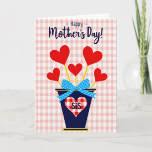 Happy Mothers Day Sis Card