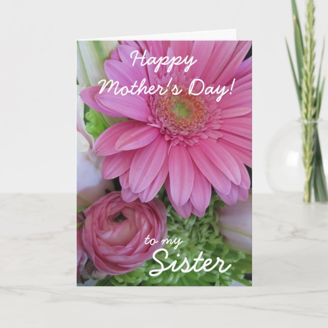 Happy Mother's Day-SISTER! Card (Front)