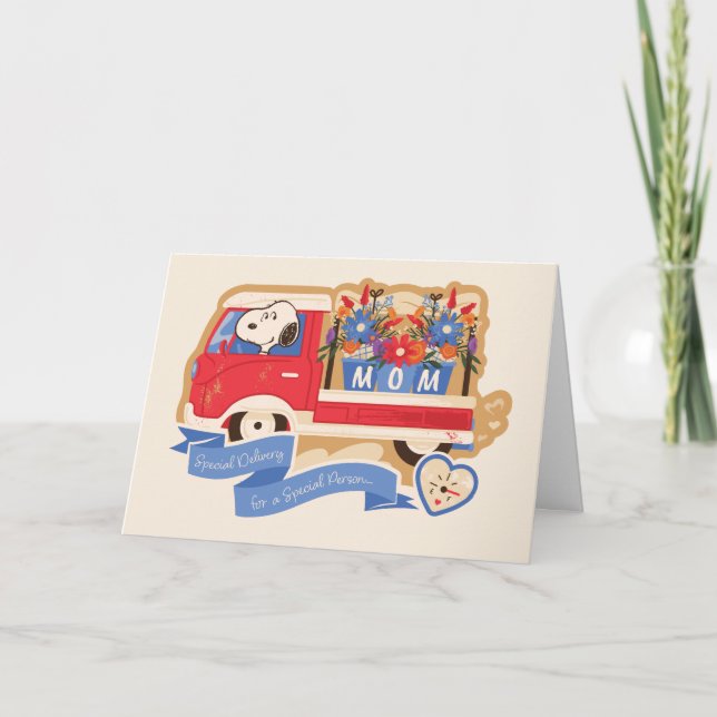 Happy Mother's Day | Snoopy Delivery Card (Front)