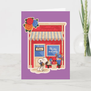 Happy Mother's Day   Snoopy Mum Flower Shop Card