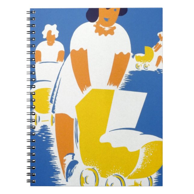 happy mothers day spiral notebook (Front)