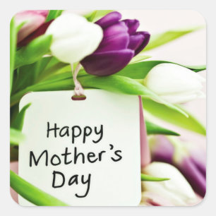 Happy Mother's Day Square Sticker