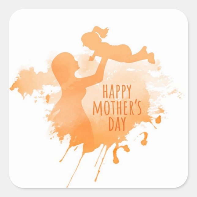 Happy Mothers Day Sticker (Front)