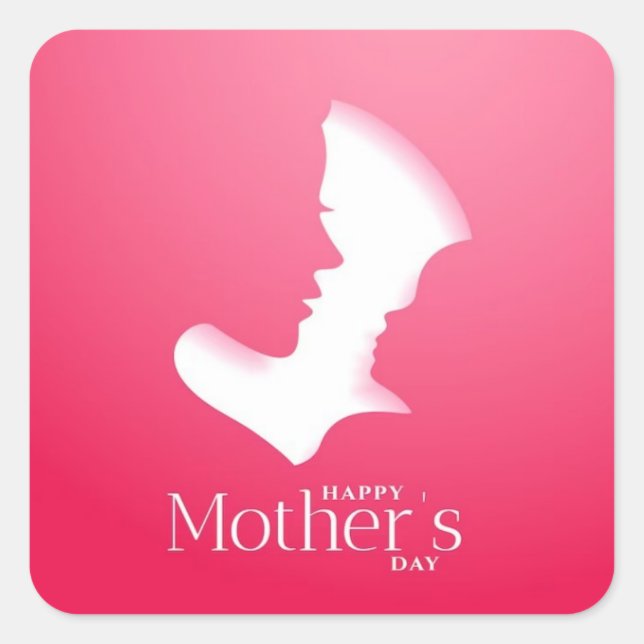 Happy Mothers Day Sticker (Front)