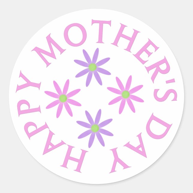 Happy Mothers Day Stickers (Front)
