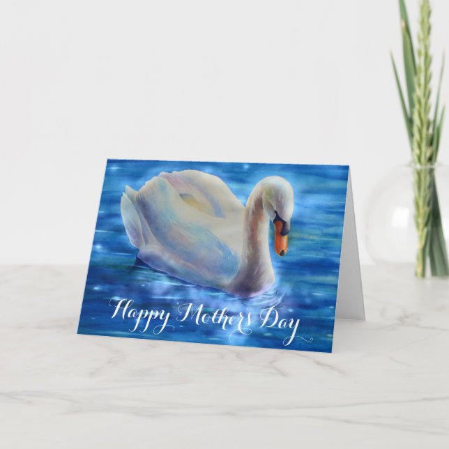 Happy Mother's Day - Swan Serentity Card (Front)