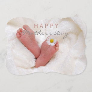 Happy Mother's Day Sweet Baby Feet Greeting Card