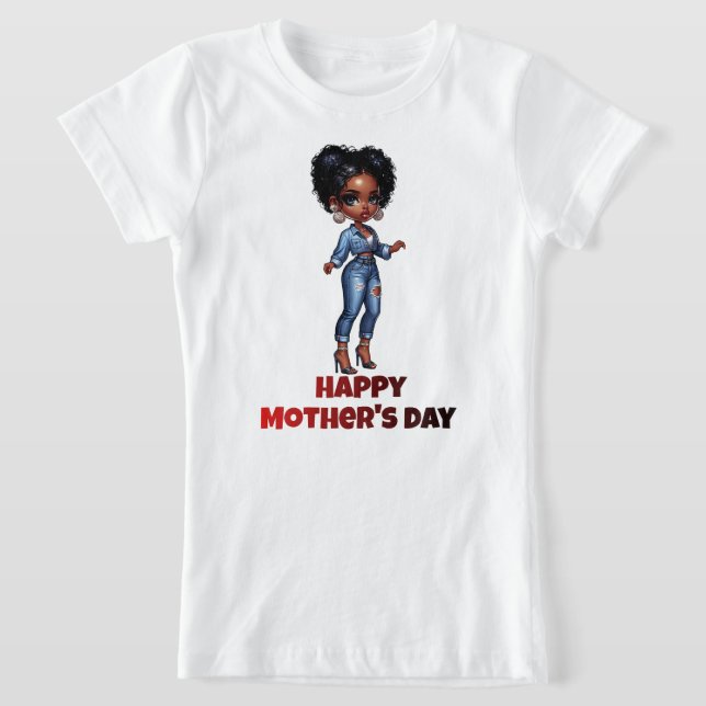 Happy Mothers Day T-Shirt (Laydown)