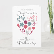 Happy Mother's Day To Daughter In Law Mother's Day