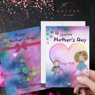 Happy Mother's Day to Mother Nature Holiday Card