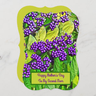 "Happy Mother's Day To My Second Mum"/floral