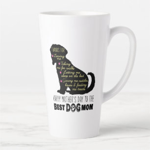 Happy Mother's Day To The Best Dog Mum Latte Mug