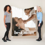 Happy Mother's Day to The Best Mum Ever Photo Fleece Blanket<br><div class="desc">Happy Mother's Day to The Best Mum Ever Photo Fleece Blanket</div>