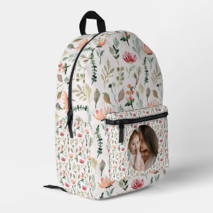 Happy Mother's Day to The Best Mum Photo Printed Backpack