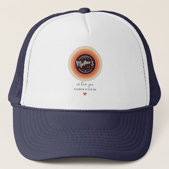 Happy mother's day trucker hat (Front)