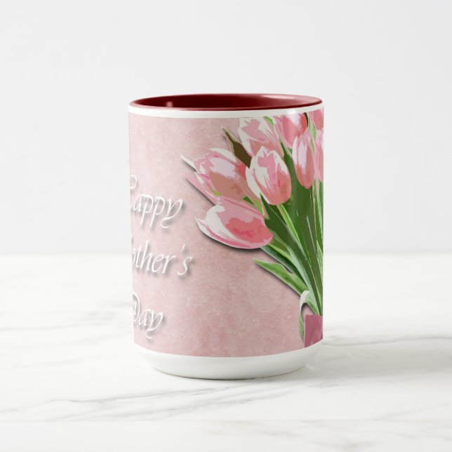Happy Mother's Day Tulips Mug (Center)